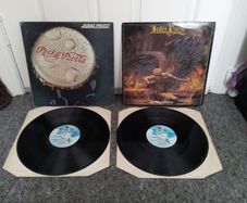 Judas Priest LPs original UK presses 70s metal albums