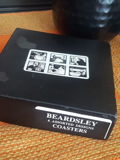 Beautiful Art Coasters By Aubrey Beardsley