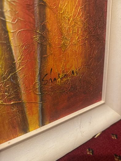 Original Contemporary Family Figure Painting Signed