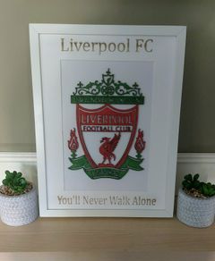 Liverpool FC Laser Cut & Engraved Framed Picture