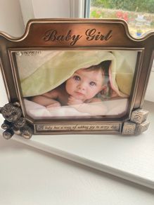 Genesis Bronze 'Baby Girl' Frame