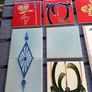 19 Art Nouveau tiles, beautiful and decorative,  D18 deliver 50e Image 2