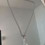 ladies silver costume chain & pendant Image 2