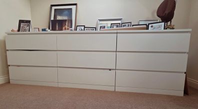 MALM - Cabinet ( 6 drawer-double and 3 drawer-single )