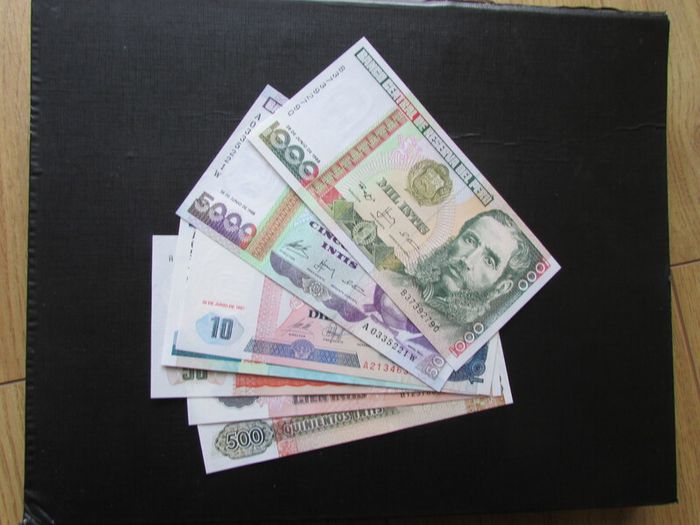 Peru.Lot of 7 Uncirculated Banknotes.1987/88.