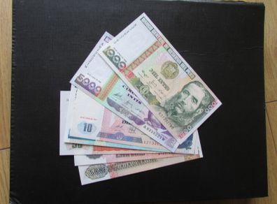 Peru.Lot of 7 Uncirculated Banknotes.1987/88.