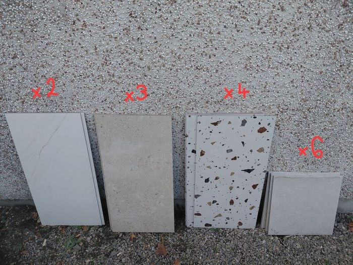 Tiles - leftover tiles - 60x60 & 120x60