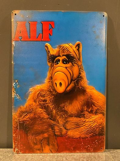 Alf Tin Metal Sign For Sale in Blanchardstown, Dublin from TheManCaveMan
