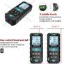 Laser Measure 50M/165ft,RockSeed Digital Laser Distance Meter with 2 Bubble Levels,Portable Laser Rangefinder M/in/Ft Unit Switching Backlit LCD and Measuring Distance/Area/Volume/Pythagorean Image 3