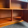 A large Mid Century teak 2 piece living room unit, by Morris of Glasgow Image 3