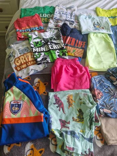 boys clothing, summer bundle age 6-7yrs