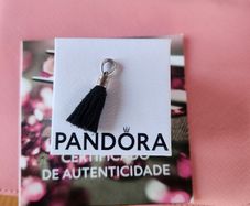 Pandora black tassal charm