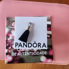 Pandora black tassal charm
