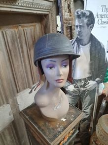 Vintage Motorcycle Helmet