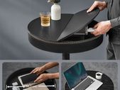 Bar Table Height Adjustable with storage