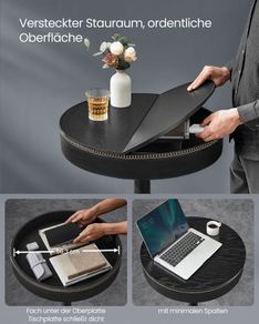 Bar Table Height Adjustable with storage