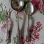 Vintage Italian Silver Plate Serving Utensils Image 4
