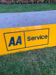Old AA Service Sign