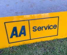 Old AA Service Sign