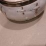 Antique Shorter & Son Staffordshire 7" hand painted Ceramic Ducks Bowl with Silver Rim Image 2