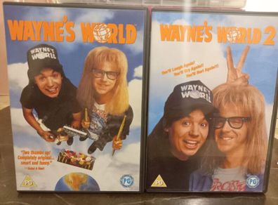 Wayne's World 1 & 2 Dvd classic 90's comedy mike myers dana carvey
