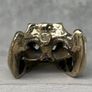 Saltwater Crocodile Skull - Polished Bronze Image 6