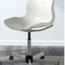 White Ikea Swivel chair Image 2