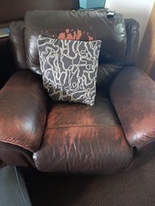 leather recliner chair