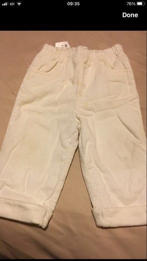 Boys BNWT next trousers 6/9 mths