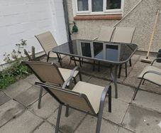 Outdoor table and chairs