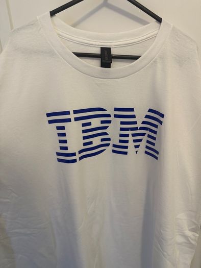 IBM T-Shirt in Black, White, or Royal Blue
