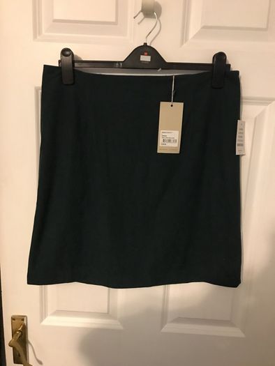 deep green cord skirt rrp E40