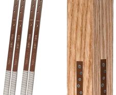 Pack of 4 Easy Fence Post Repair Kit (to Fix 2 Broken Wood Posts), Quick and Simple to Install, Effective, Durable Steel Stakes