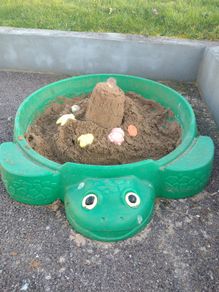 Free Turtle Sand Pit.