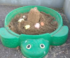 Free Turtle Sand Pit.