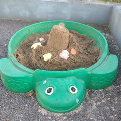Free Turtle Sand Pit.