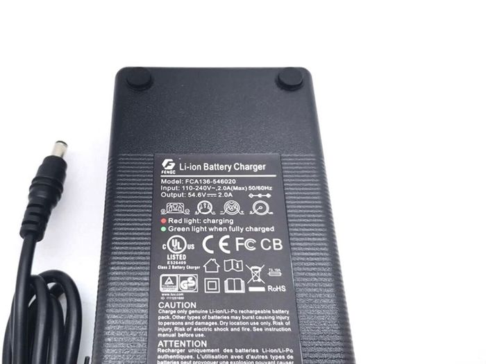 54.6v 2a Charger For Kugoo G2 Kugoo G-booster Electric Scooter Battery Charger (Build With Fans Prevent Charger From Over Heat)