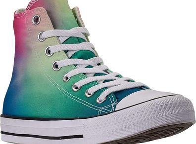 UK M9/W11 Converse Unisex Chuck Taylor All Star Psychedelic Hoops Tie-Dye High Top Casual Shoes