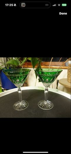 Waterford crystal green Clarendon glasses wanted