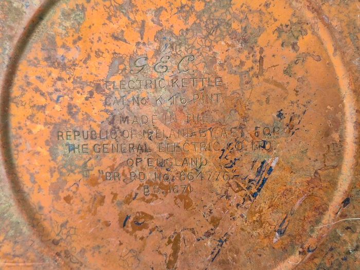 Vintage copper kettle