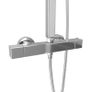 Dual Head Shower Set with Thermostat Stainless Steel Image 7