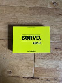 board game: Servd card game for couples