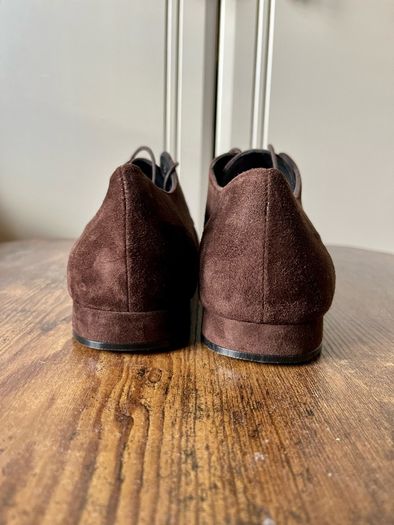 Premoli  lace up suede flats 8/41