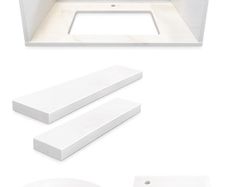 granite and quartz shelves , worktops , upstands etc