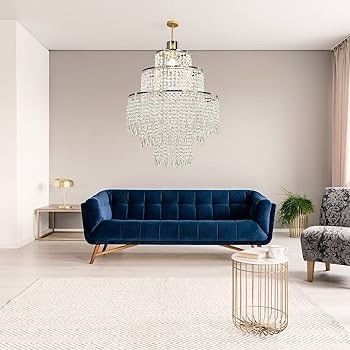 NEW SALE | 3-Tier Clear Chandelier Light Shade | Lamp Shade for Pendant Light Ceiling Light Shade Acrylic Crystal Chandelier Easy Fit Lampshades for Ceiling Lights