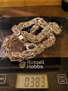 Silver 925 necklace 383 gram !