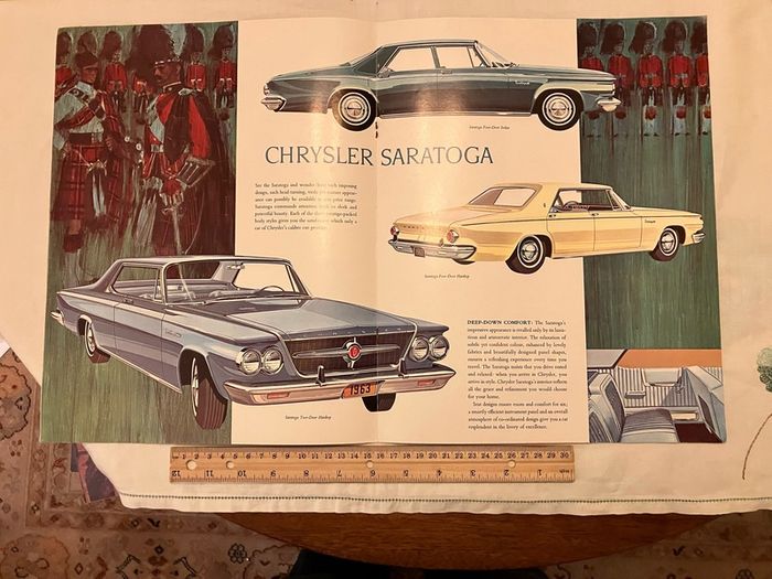 American car brochures. 1950s, 1960s and 1980s