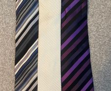 3 silk ties