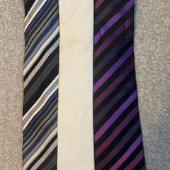 3 silk ties