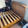 Single Wooden Bed Frame with Slatted Base Image 5